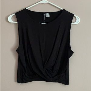 H&M Divided Twist Front Crop Top!